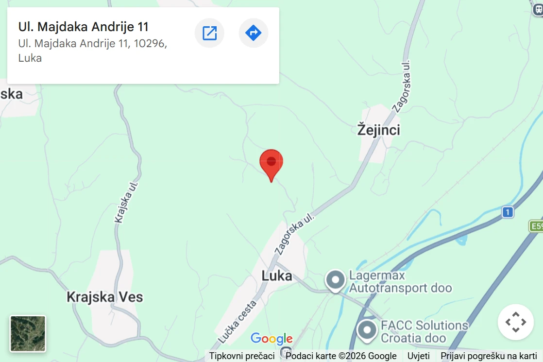 Lokacija FFVAL-a na karti